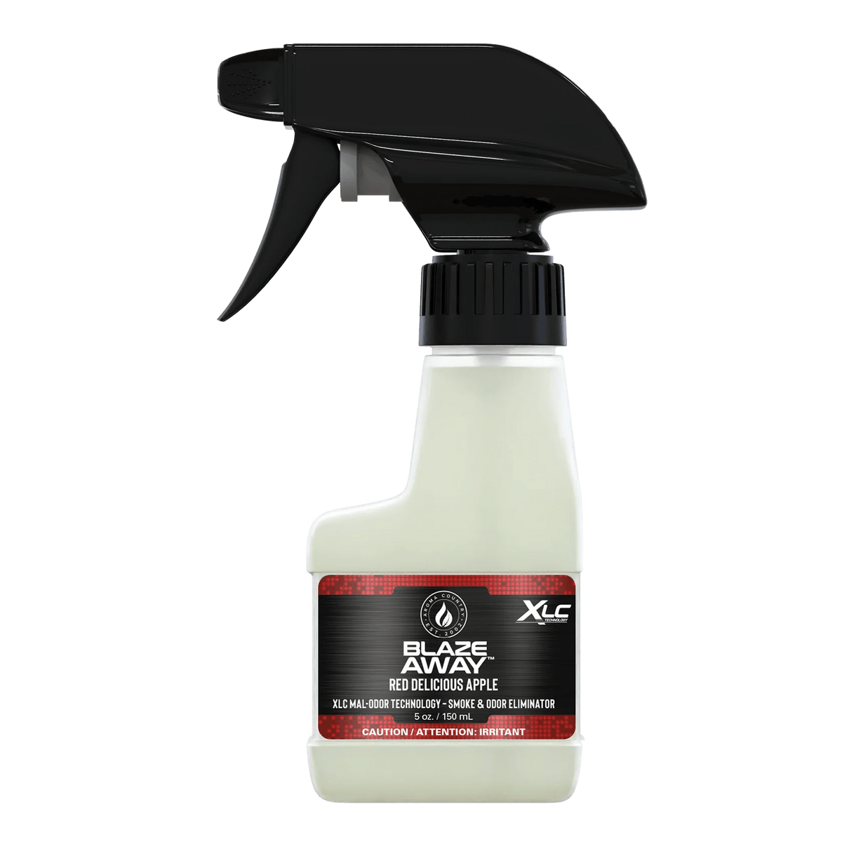 Blaze Away Legacy XLC Red Delicious Apple 5 oz smoke odor neutralizer, portable spray that eliminates tough indoor odors with a crisp and fruity apple fragrance