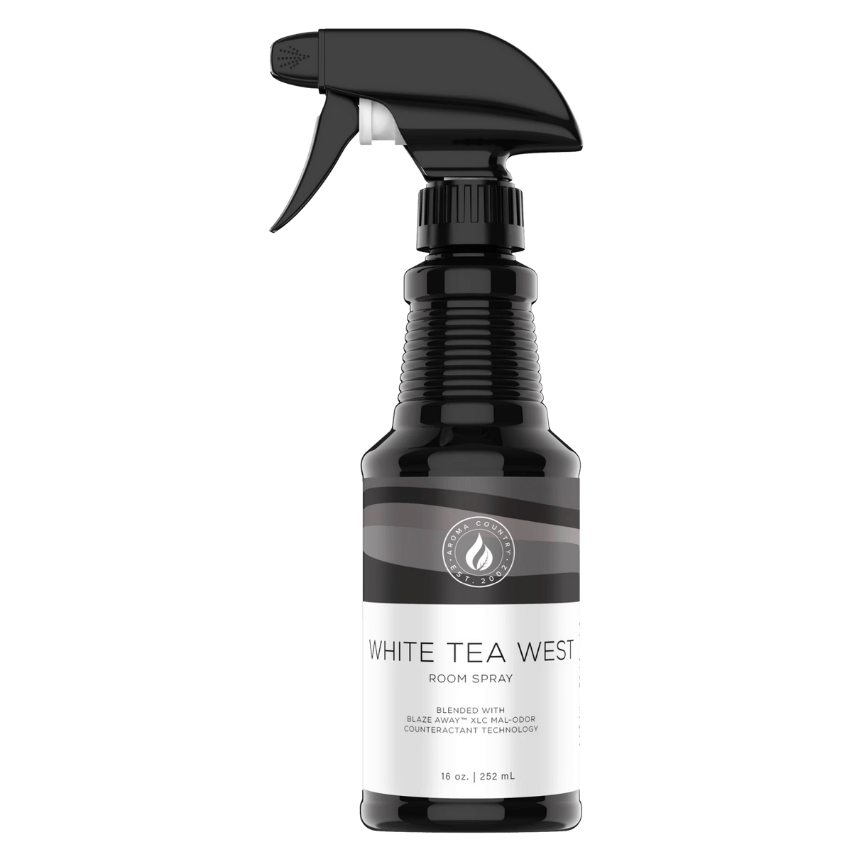 Blaze Away White Tea West XLC mal odor counteractant 16 oz spray, powerful odor eliminator with a fresh, upscale scent designed to neutralize smoke and indoor odors